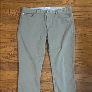 Peter Millar Gray Green Casual Pants 38W 30L